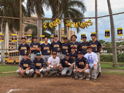 2020 Seniors of The Sons of Oahu Baseball Team