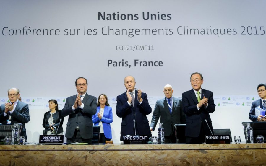 The UN climate summit in 2015. Photo Courtesy of China Dialogue.